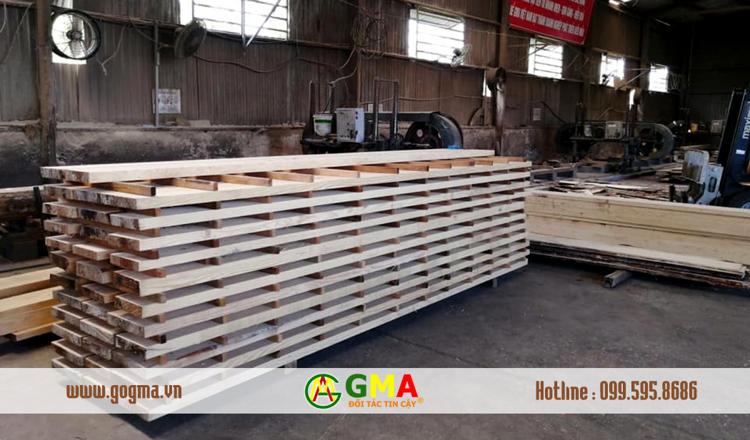Sản xuất gỗ thông xẻ