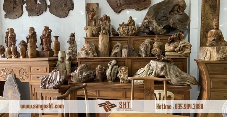 san pham noi that go bach xanh min