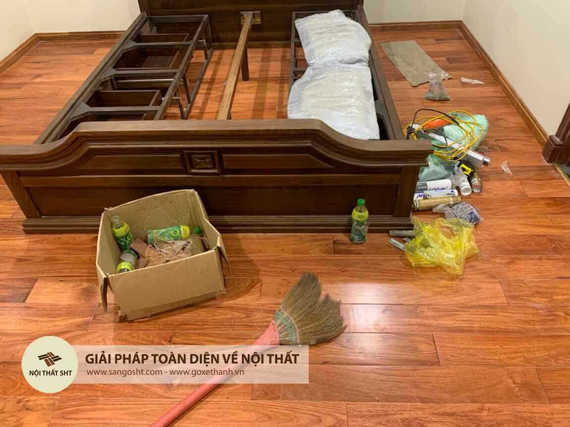 Sàn Gỗ Gõ Đỏ Tại Thiên Cầm Hà Tĩnh