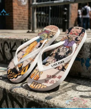 Dép Tông Nam Lp10 [ New ] Xỏ Ngón Like Pink In 3d Họa Tiết Đẹp 6