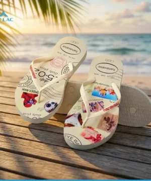 Dép Xỏ Ngón Nữ Lp11in 3d Công Nghệ Cao Tông Màu Tươi Sáng 3