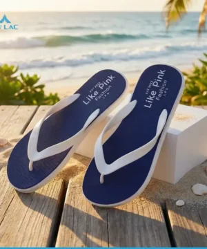 Dép Tông Nam Lp06n Đúc Nguyên Khối Xanh Trắng Size 38-44 4